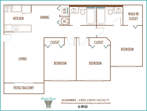 3 BED 2 BATH - ALHAMBRA - DORAL TERRACE